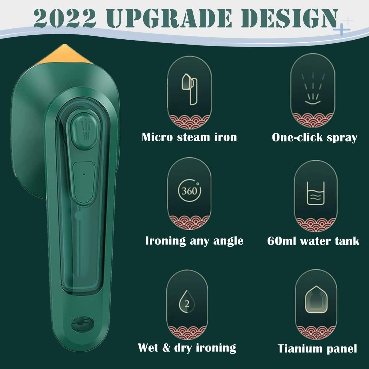 Portable Iron Travel Steamer, Mini Handheld Press